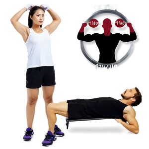 Gym Exercise Routine PNG 56