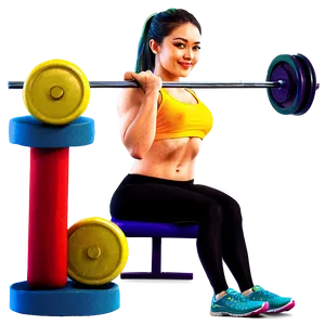 Gym Fitness Trainer Png Isk PNG image