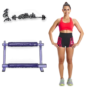 Gym Healthy Lifestyle PNG 05212024