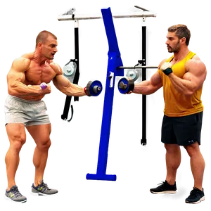 Gym High-intensity Training Png 05212024 PNG image