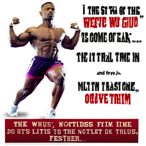 Gym Motivation Quote PNG 68