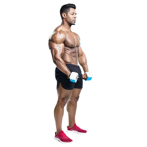 Gym Muscle Man PNG Qig