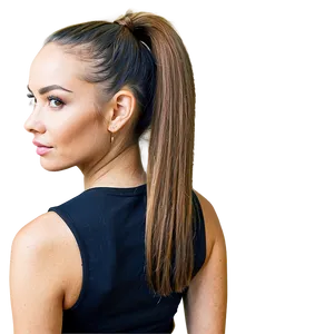Gym Ponytail Secure PNG 4