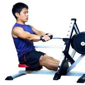 Gym Rowing Machine PNG 05212024 PNG