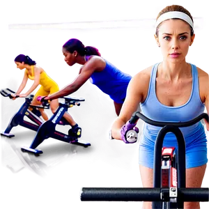 Gym Spin Class Png 05212024 PNG image