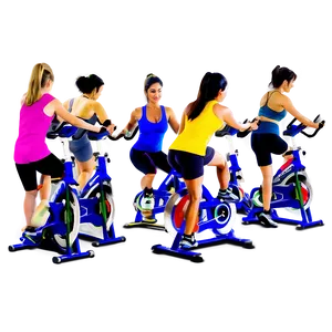 Gym Spin Class PNG Ldw12 PNG