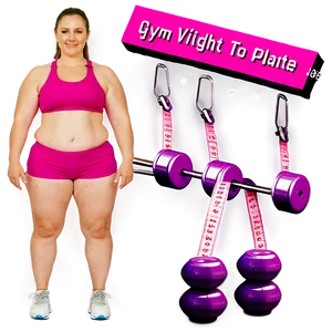 Gym Weight Loss Plan PNG 32