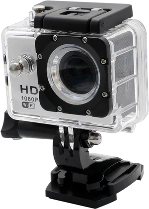 H D Action Camera Waterproof Housing PNG image