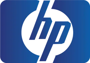 H P Blue Logo Design PNG image
