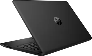 H P Laptop Closed Angle View