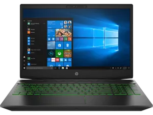 H P Laptopwith Windows10 Open