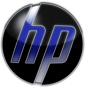 H P Logo3 D Rendering PNG image
