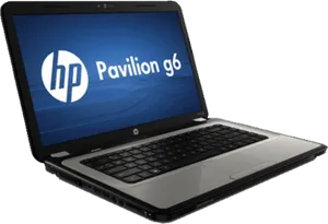 H P Paviliong6 Laptop Profile View PNG image