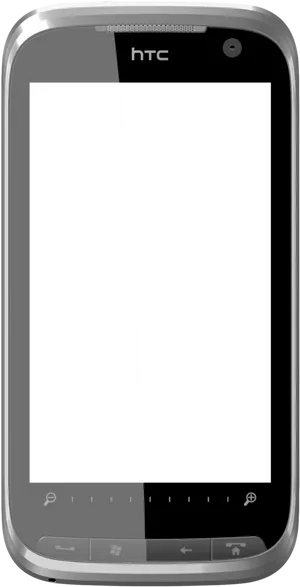 H T C Smartphone Front View PNG