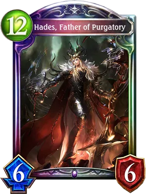 Hades Fatherof Purgatory Card Art PNG image