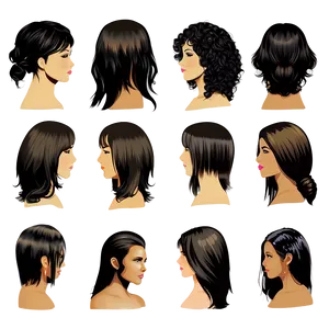 Hair Clipart For Adults PNG 75