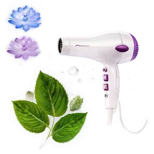 Hair Dryer With Aromatherapy Function PNG Qrb74