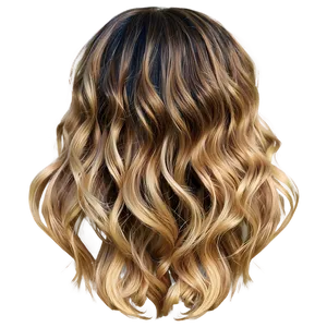 Hair Waves With Highlights PNG 47 PNG