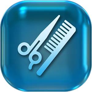 Hairdressing App Icon PNG image