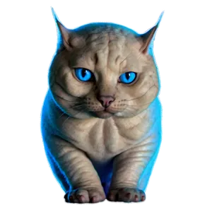 Hairless Cat Blue Eyes Png 06252024 PNG image