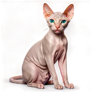 Hairless Cat Png 50 PNG image