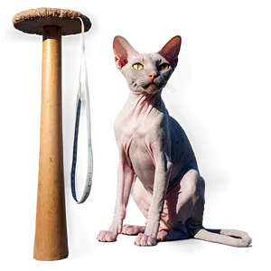 Hairless Cat Sitting Png Xvk27 PNG image