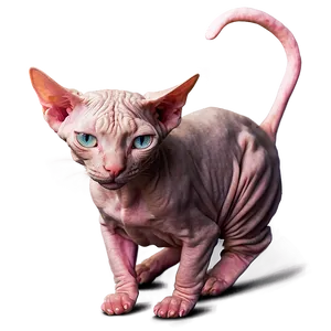 Hairless Cat Sunbathing PNG Hwx89 PNG