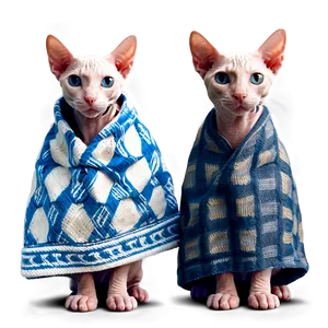 Hairless Cat With Blanket PNG 71 PNG