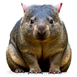 Hairy Nose Wombat PNG 06252024 PNG