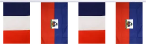 Haitian Flag Design PNG image