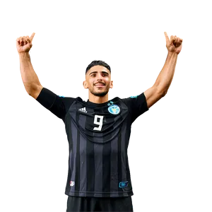 Hakimi Celebrating Goal Png 5 PNG image