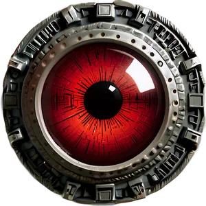 Hal 9000 Close-up Eye PNG Glo PNG