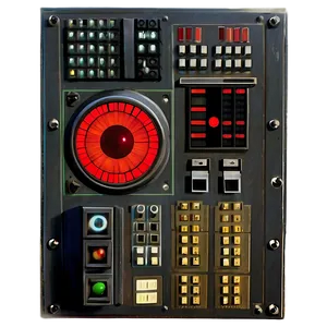 Hal 9000 Control Panel PNG Mlr94 PNG
