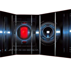 Hal 9000 Digital Art PNG 06252024