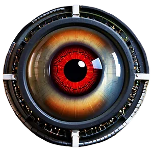 Hal 9000 Eye Detail PNG 06252024 PNG