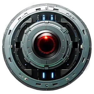 Hal 9000 Futuristic Look Png 06252024 PNG image