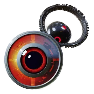 Hal 9000 Glowing Eye PNG 06252024 PNG