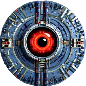 Hal 9000 Intricate Detail Png 06252024 PNG image