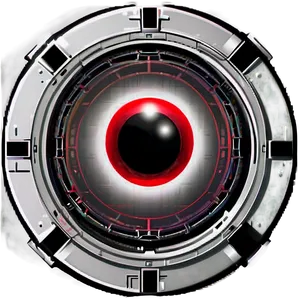 Hal 9000 Simple Line Art PNG Ieq27 PNG