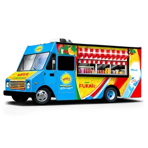 Halal Food Truck PNG Oie