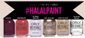 Halal Paint Nail Polish Collection PNG image