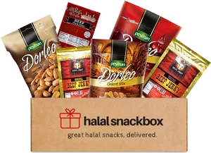 Halal Snack Selection Box PNG
