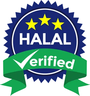 Halal Verified Certification Seal PNG
