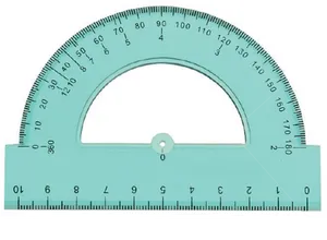 Half Circle Protractor PNG