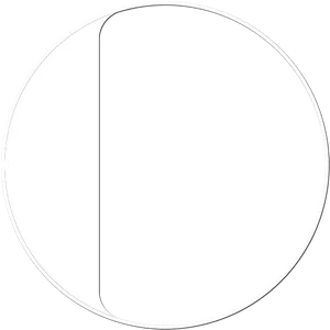 Half Filled Circle Graphic PNG image