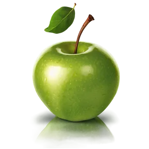 Half Green Apple Png 06132024 PNG image