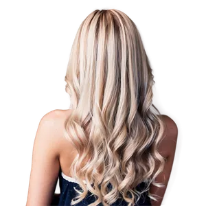 Half-up Hair Waves Style PNG Ftn97 PNG