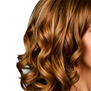 Half-up Hair Waves Style Png Ibj73 PNG image