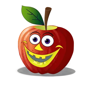 Halloween Apple Cartoon Png 97 PNG image