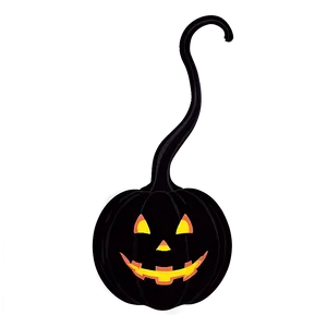 Halloween Black Pumpkin Art Png Gqg97 PNG image